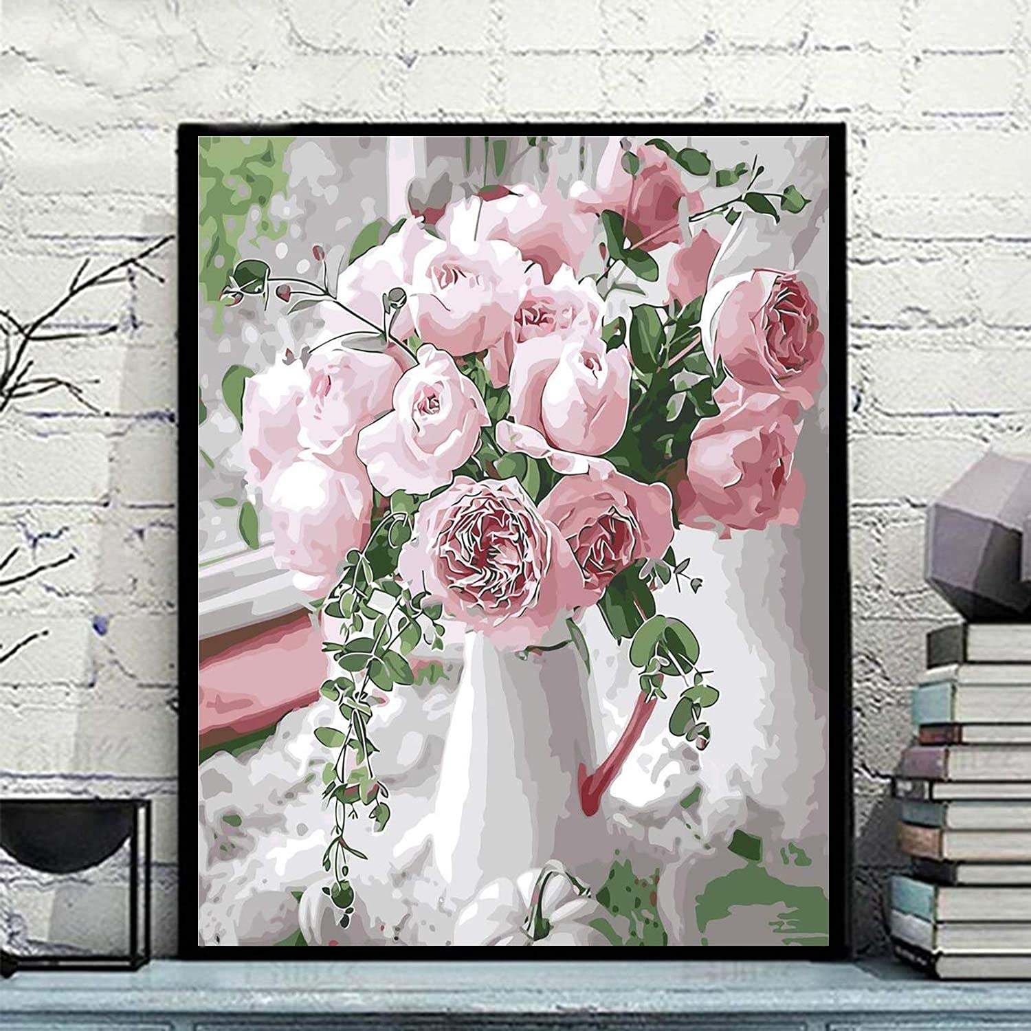 HASTHIP 5D Diamond Painting by Number Kit, 30x40cm Full Drill FlowerDiamond Painting Rhinestone Embroidery Pictures for Adults Kids Relaxation and Home Wall Decor (Multi 5) HASTHIP 5D Diamond Painting by Number Kit, 30x40cm Full Drill FlowerDiamond Painting Rhinestone Embroidery Pictures for Adults Kids Relaxation and Home Wall Decor (Multi 5)